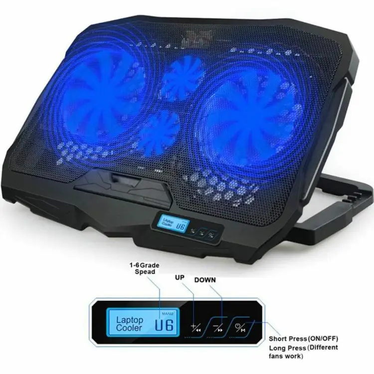 13-15.6 Inch Laptop Cooler with Speed Regulator - Image 4
