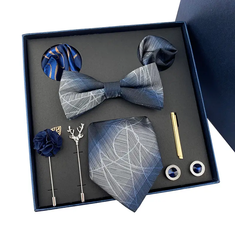 2025 New Men's Luxury Gift Box Tie Set - Image 26