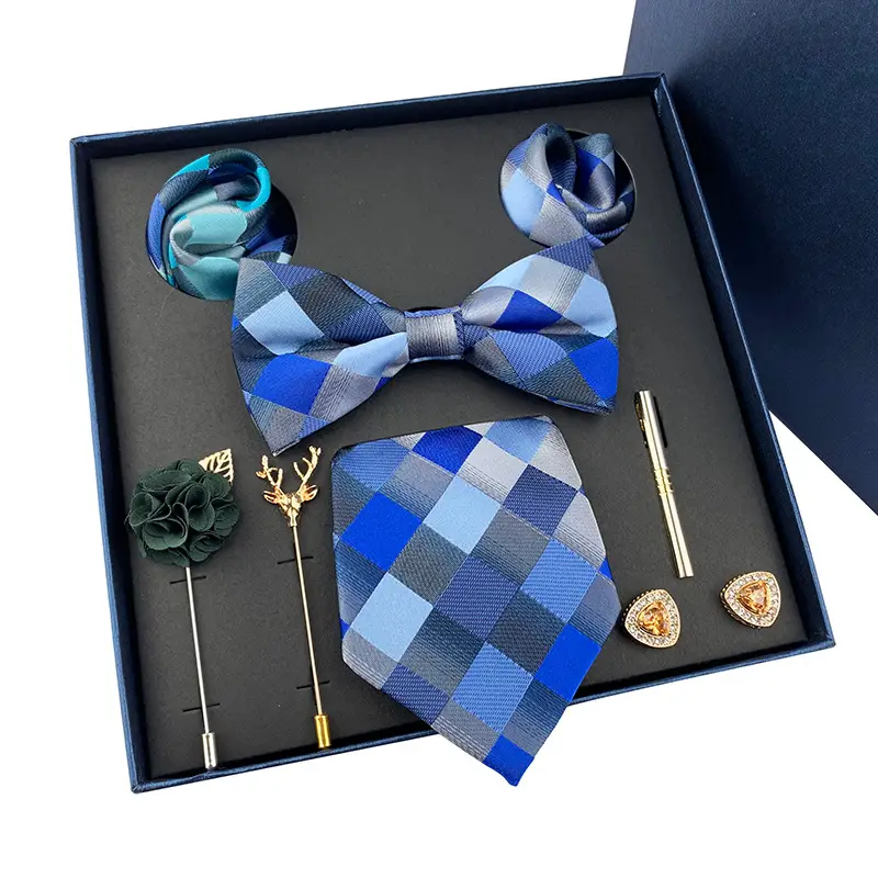 2025 New Men's Luxury Gift Box Tie Set - Image 27