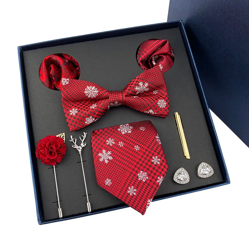 2025 New Men's Luxury Gift Box Tie Set - Image 29