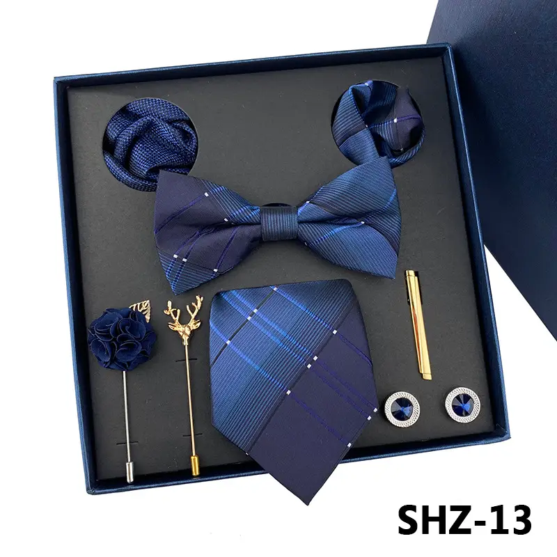 2025 New Men's Luxury Gift Box Tie Set - Image 13