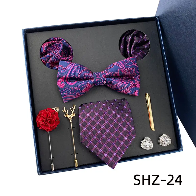 2025 New Men's Luxury Gift Box Tie Set - Image 24