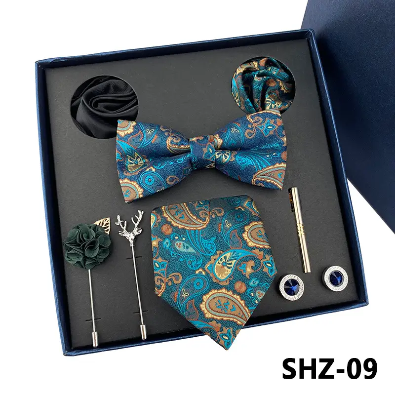 2025 New Men's Luxury Gift Box Tie Set - Image 9