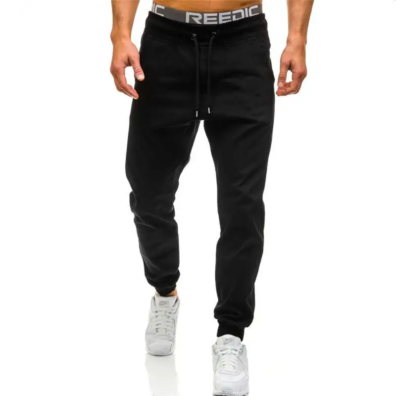 Men's Grey Jogging Pants Casual Running Training - Image 9
