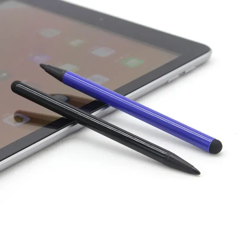 Dual Purpose Touch Screen Pen Metal Aluminum - Image 2