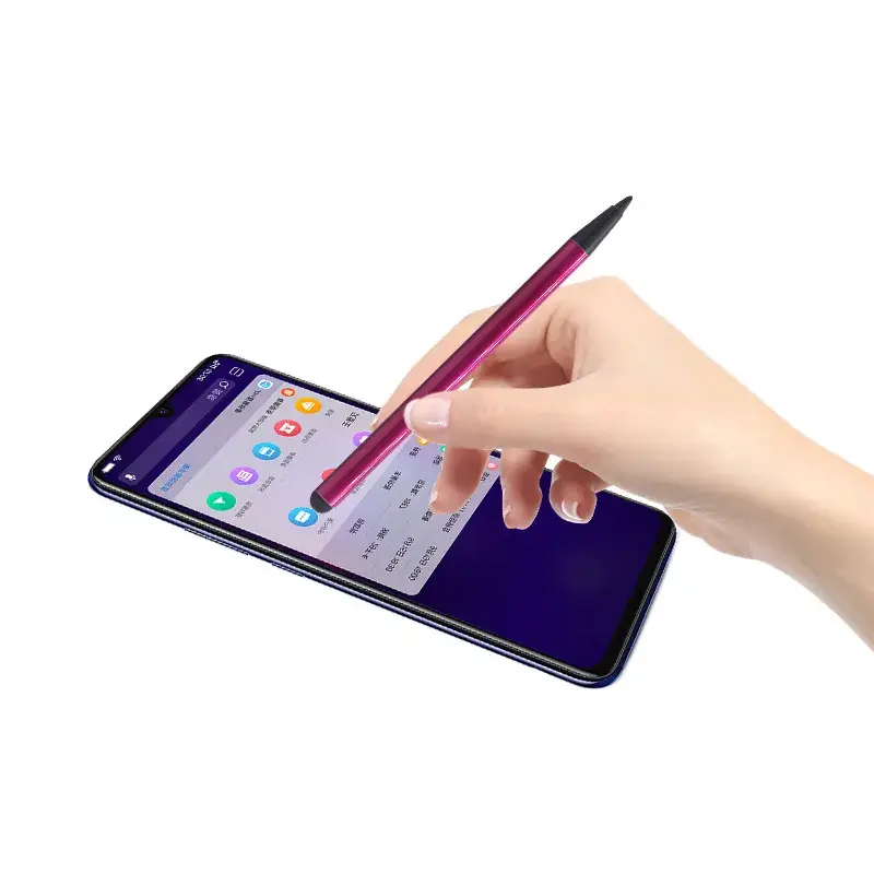 Dual Purpose Touch Screen Pen Metal Aluminum - Image 5