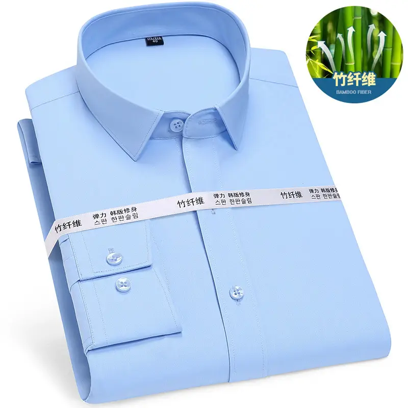 Gold Shield Bamboo Fiber Men's Long Sleeve Shirt - Image 21