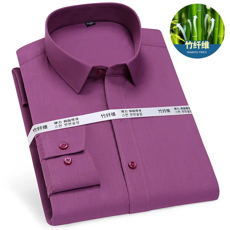 Gold Shield Bamboo Fiber Men's Long Sleeve Shirt - Image 13