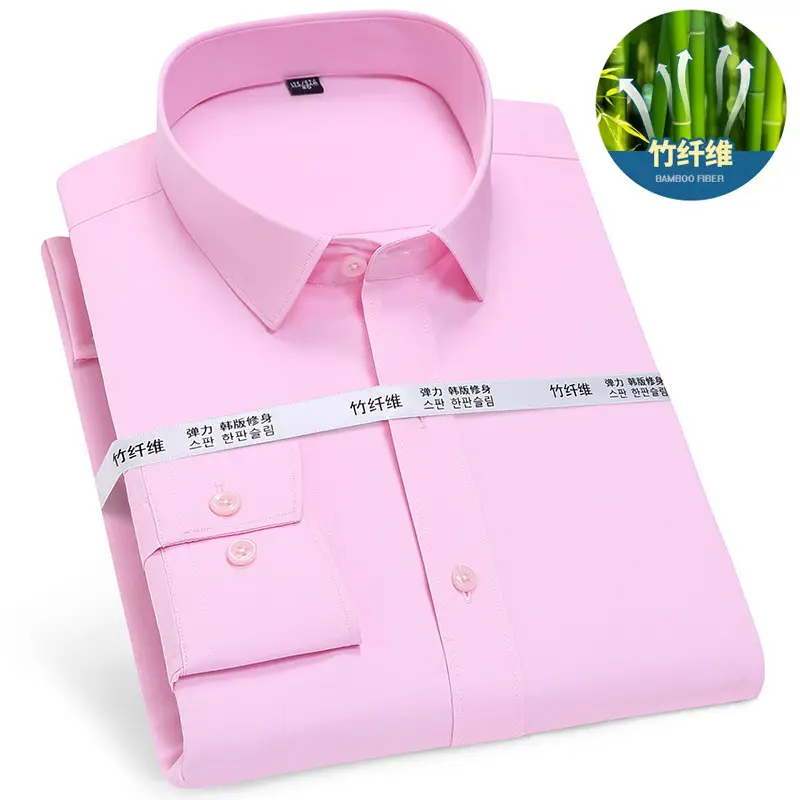 Gold Shield Bamboo Fiber Men's Long Sleeve Shirt - Image 3