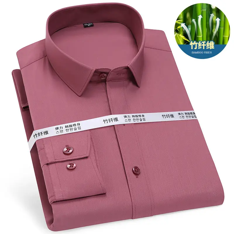 Gold Shield Bamboo Fiber Men's Long Sleeve Shirt - Image 8