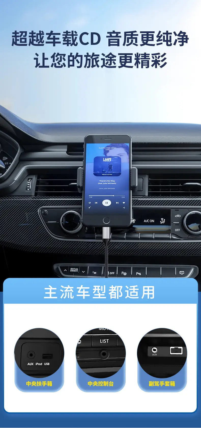 Factory Lightning to 3.5mm Aux Audio Cable for Mobile Phones — feature 13