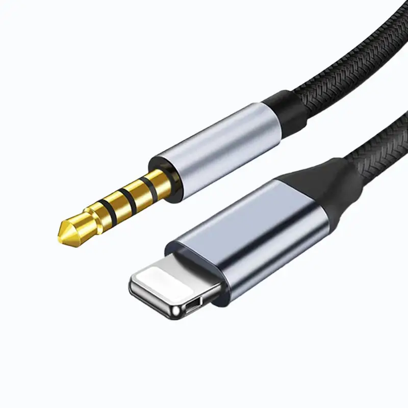 Factory Lightning to 3.5mm Aux Audio Cable for Mobile Phones - Image 2