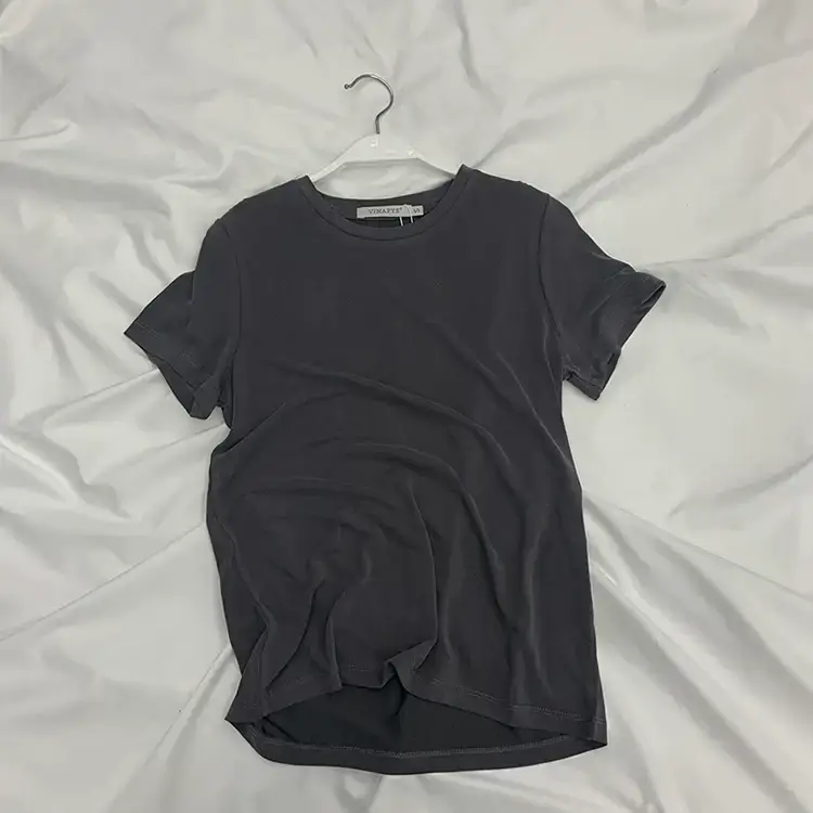 Women Korean Style Cupro T-Shirt 2025 Summer Loose Fit — feature 18