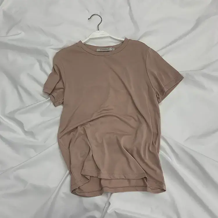 Women Korean Style Cupro T-Shirt 2025 Summer Loose Fit — feature 19