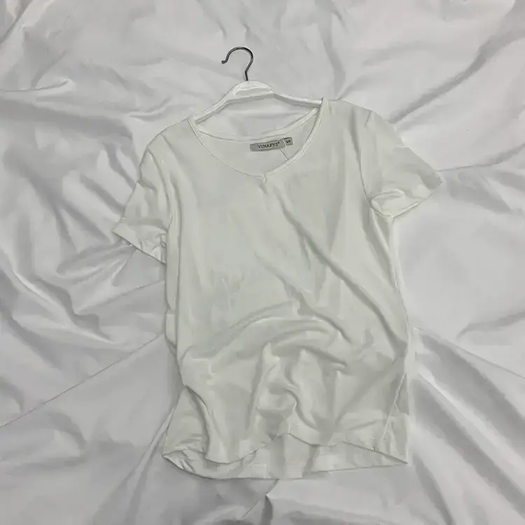 Women Korean Style Cupro T-Shirt 2025 Summer Loose Fit — feature 20