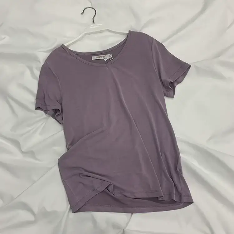 Women Korean Style Cupro T-Shirt 2025 Summer Loose Fit — feature 27