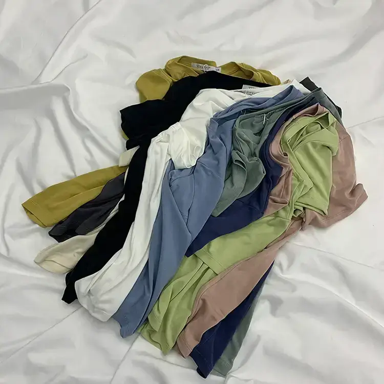 Women Korean Style Cupro T-Shirt 2025 Summer Loose Fit — feature 3