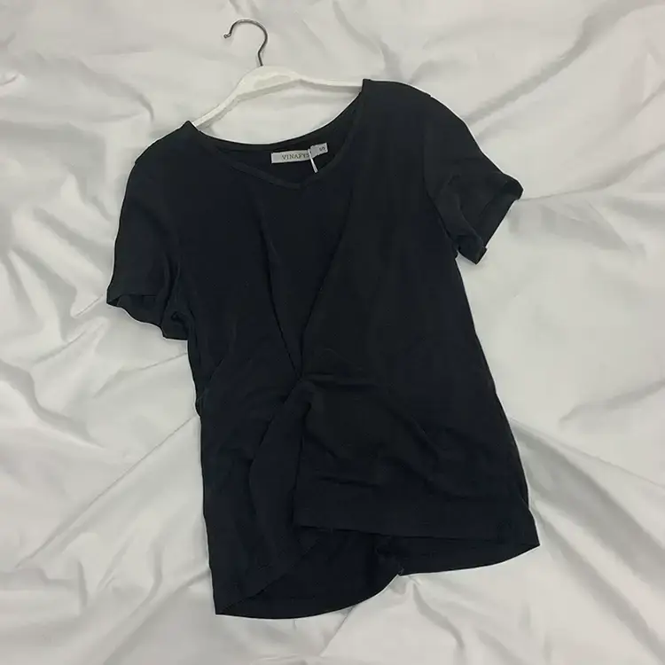 Women Korean Style Cupro T-Shirt 2025 Summer Loose Fit — feature 32