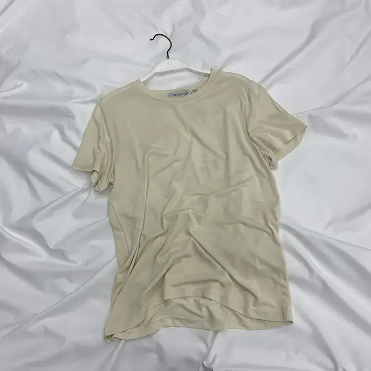 Women Korean Style Cupro T-Shirt 2025 Summer Loose Fit - Image 17