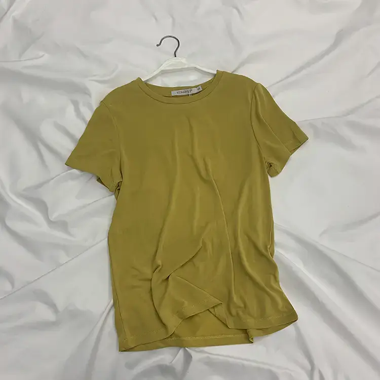 Women Korean Style Cupro T-Shirt 2025 Summer Loose Fit - Image 20