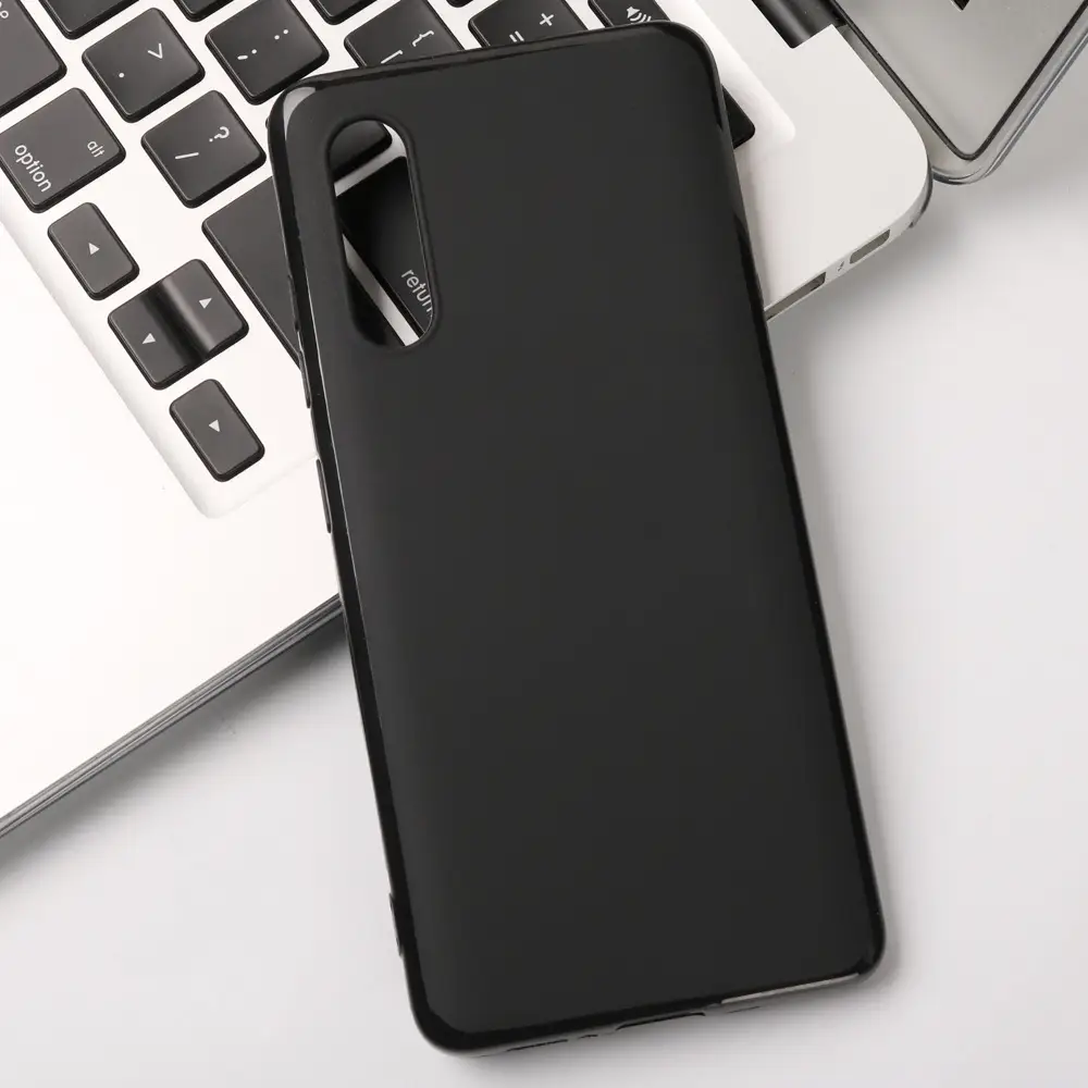Black TPU Soft Shell Phone Case for Samsung Galaxy A41 — feature 1