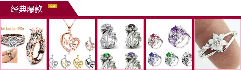 Cao Shi Large Zircon Ring with Red Gold Design — feature 5