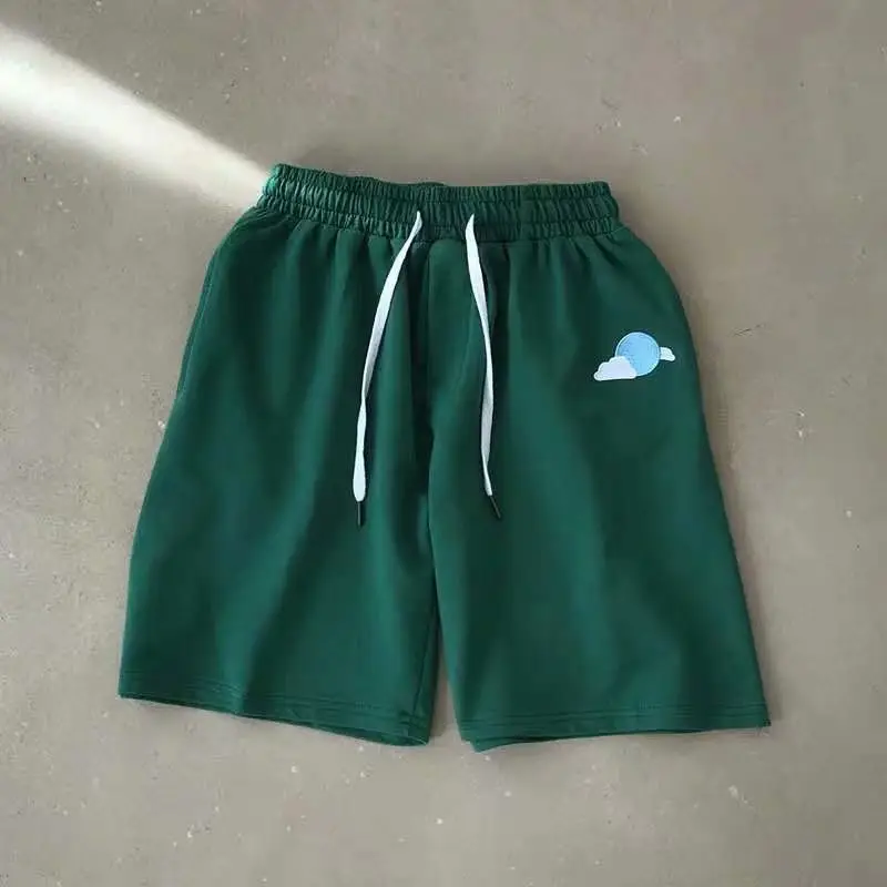 Men White Moon Print Shorts Large 2020 Summer - Image 2
