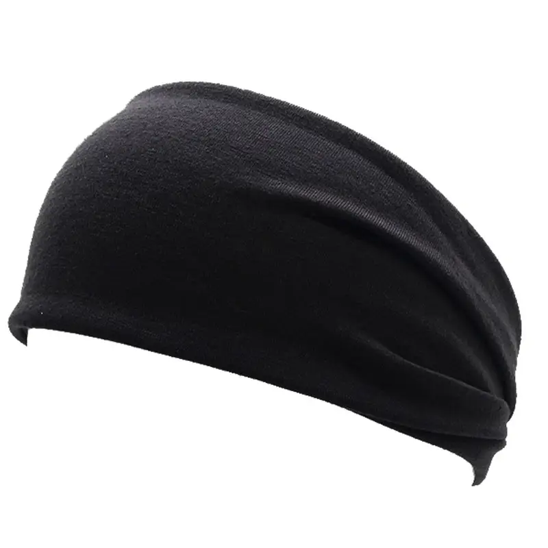 Men's Green Elastic Sports Hair Band Solid Color - Image 26