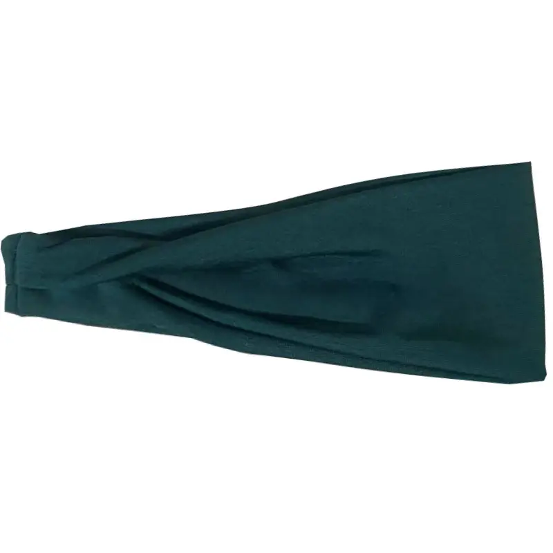 Men's Green Elastic Sports Hair Band Solid Color - Image 12
