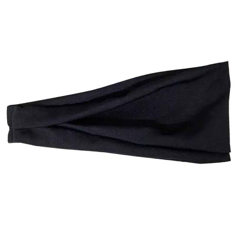 Men's Green Elastic Sports Hair Band Solid Color - Image 4