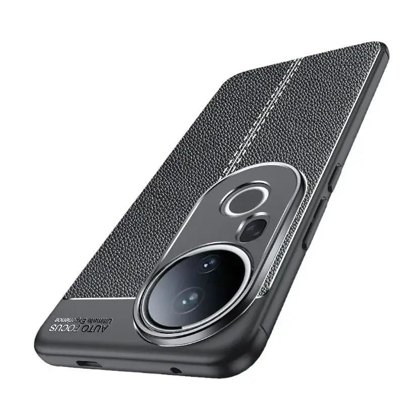 vivos S20 Pro Leather Drop Resistant Case Black