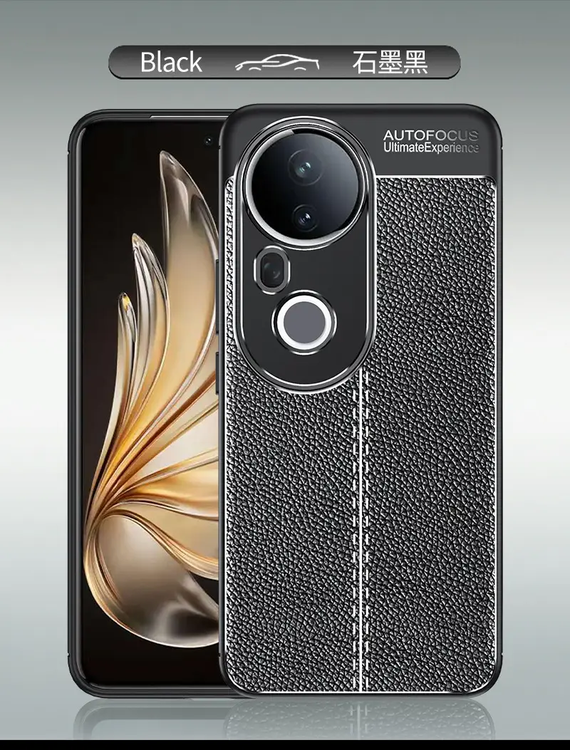 vivos S20 Pro Leather Drop Resistant Case Black — feature 9