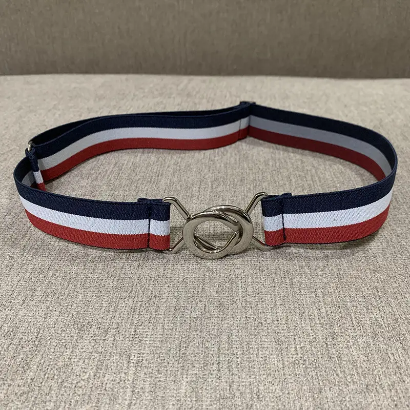 3cm Elastic Belt for Women with Stripes & Adjustable Closure - Image 13