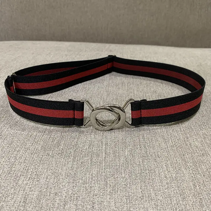 3cm Elastic Belt for Women with Stripes & Adjustable Closure - Image 14