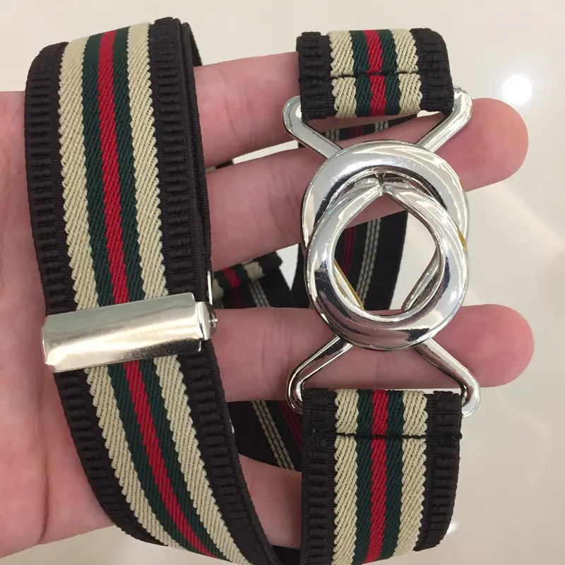 3cm Elastic Belt for Women with Stripes & Adjustable Closure - Image 15