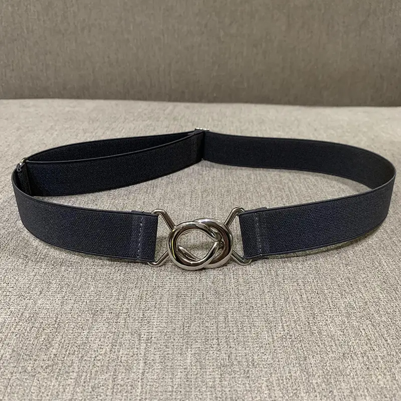 3cm Elastic Belt for Women with Stripes & Adjustable Closure - Image 16