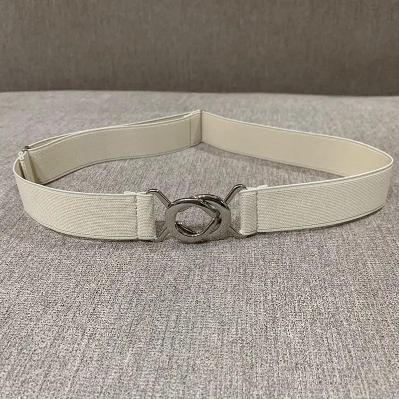 3cm Elastic Belt for Women with Stripes & Adjustable Closure - Image 5