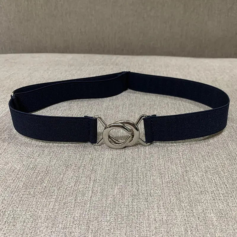 3cm Elastic Belt for Women with Stripes & Adjustable Closure - Image 8