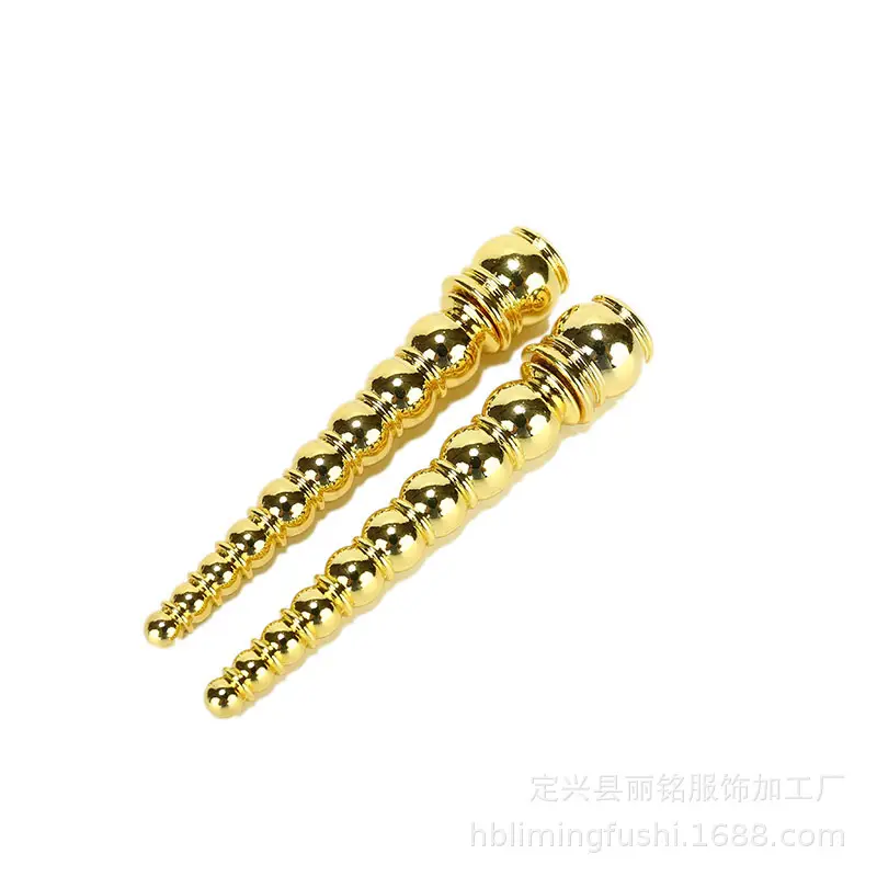 Gold Ball Beaded Pendant Accessories for Men