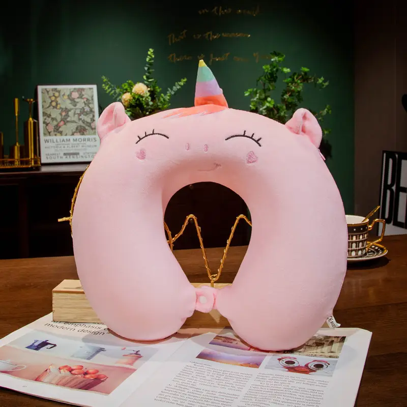 Cartoon U-Shaped Neck Pillow for Sleep and Travel - Image 10