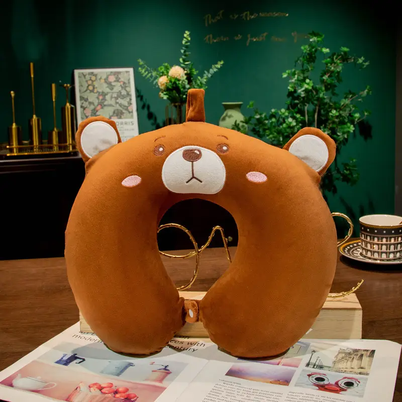 Cartoon U-Shaped Neck Pillow for Sleep and Travel - Image 11