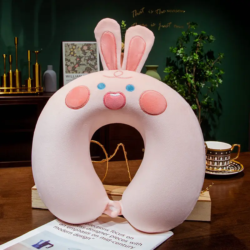 Cartoon U-Shaped Neck Pillow for Sleep and Travel - Image 16
