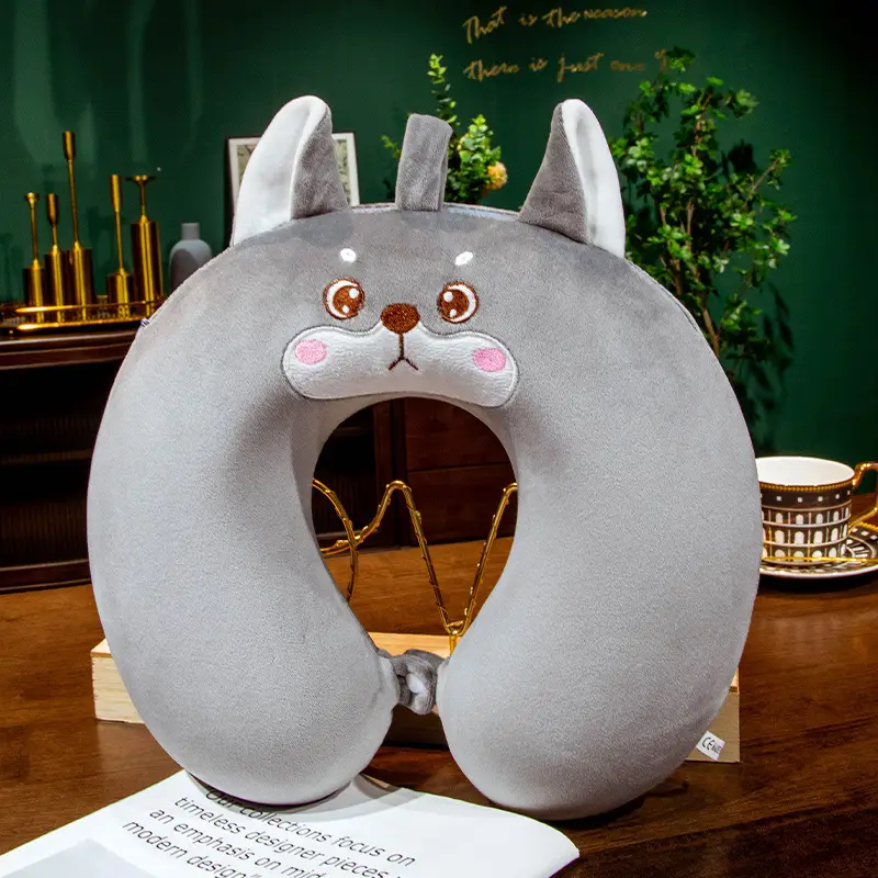 Cartoon U-Shaped Neck Pillow for Sleep and Travel - Image 17