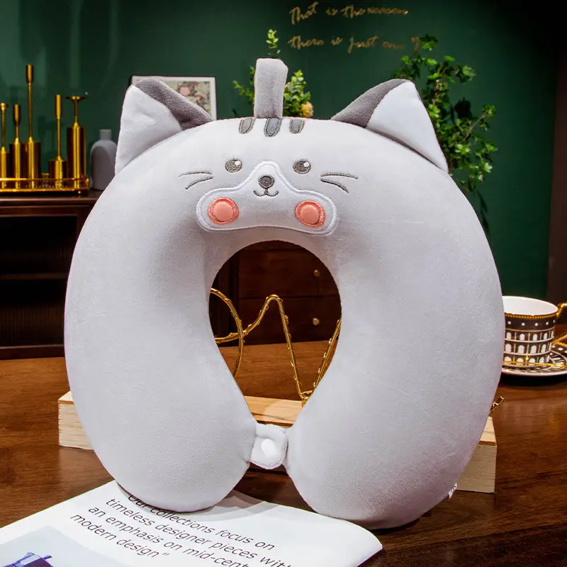 Cartoon U-Shaped Neck Pillow for Sleep and Travel - Image 19