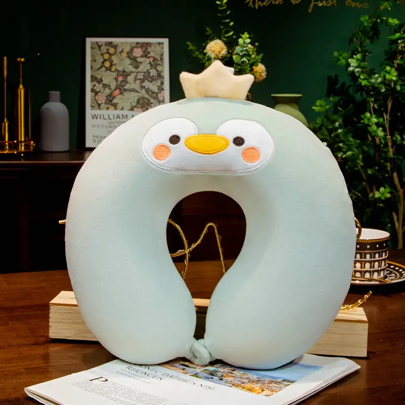Cartoon U-Shaped Neck Pillow for Sleep and Travel - Image 22