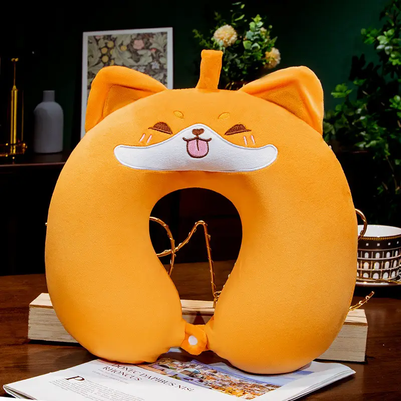 Cartoon U-Shaped Neck Pillow for Sleep and Travel - Image 24