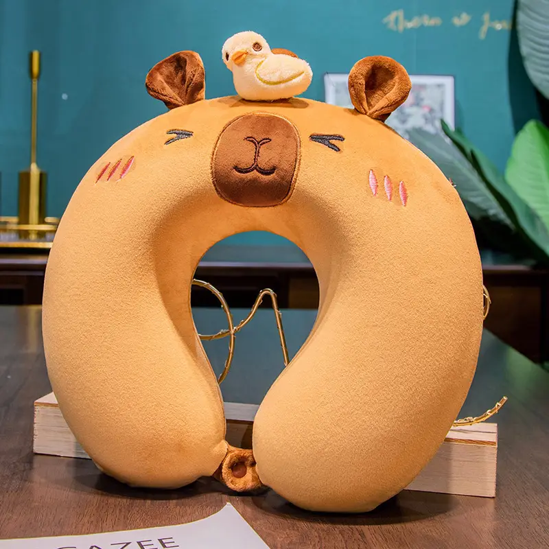 Cartoon U-Shaped Neck Pillow for Sleep and Travel - Image 26