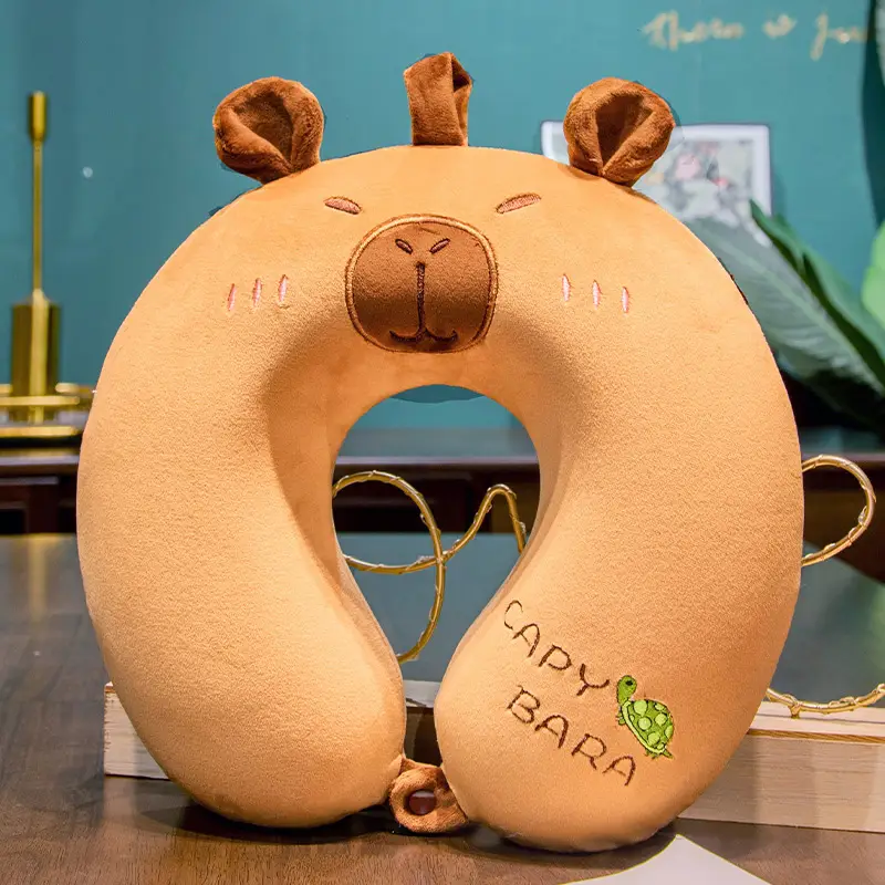 Cartoon U-Shaped Neck Pillow for Sleep and Travel - Image 27