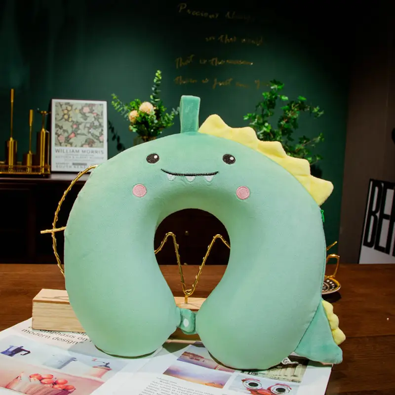Cartoon U-Shaped Neck Pillow for Sleep and Travel - Image 5