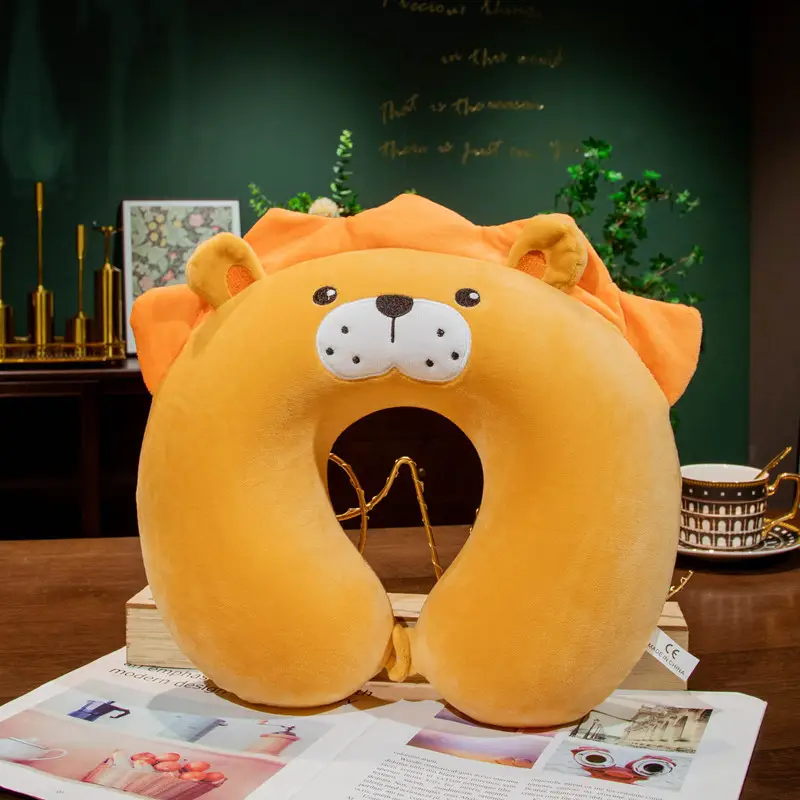 Cartoon U-Shaped Neck Pillow for Sleep and Travel - Image 9